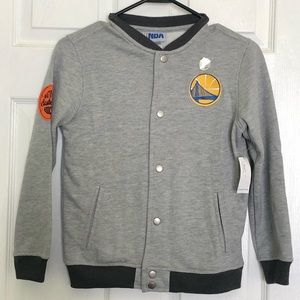 Warriors light gray jacket